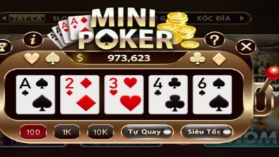 Nổ hũ mini poker - Vòng quay mang đến tiền thưởng khổng lồ